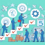 مراحل اجرای 5S و کایزن برای بهبود فرآیندها